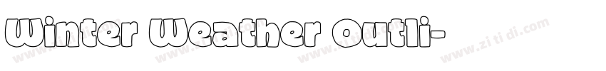 Winter Weather Outli字体转换 Winter Weather Outli字体转换